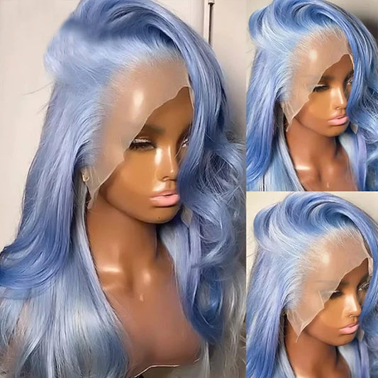 Light Blue Body Wave 13x4