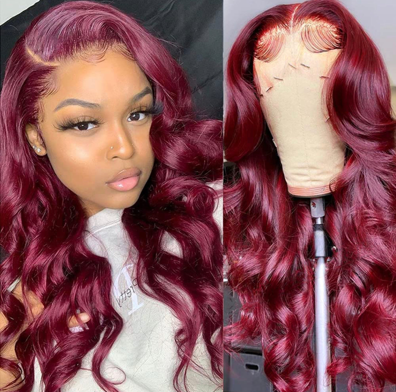 Body Wave Burgundy